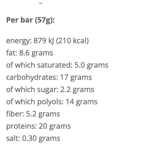 Maxim Protein Bar HERO Triple Chocolate No Added Sugar No Palm Oil 57g