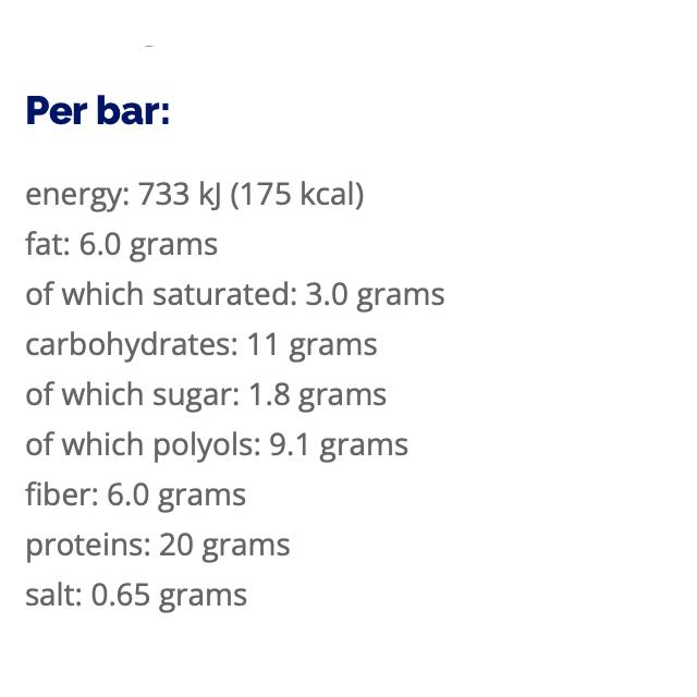 Maxim Protein Bar Salty Caramel No Added Sugar No Palm Oil 50g