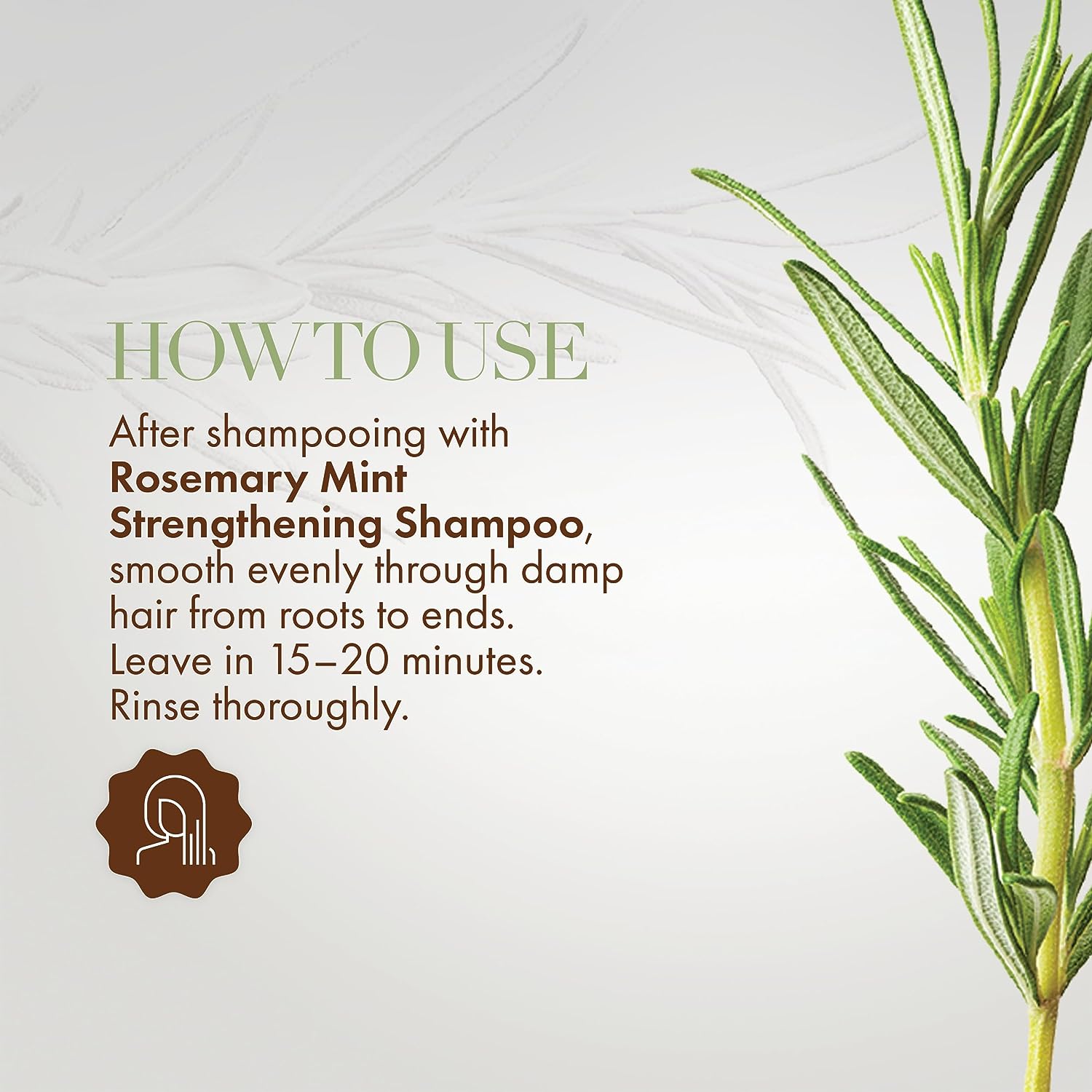 Mielle Organics Rosemary Mint Strengthening Hair Masque with Essential Oil & Biotin Deep Treatment 340ml