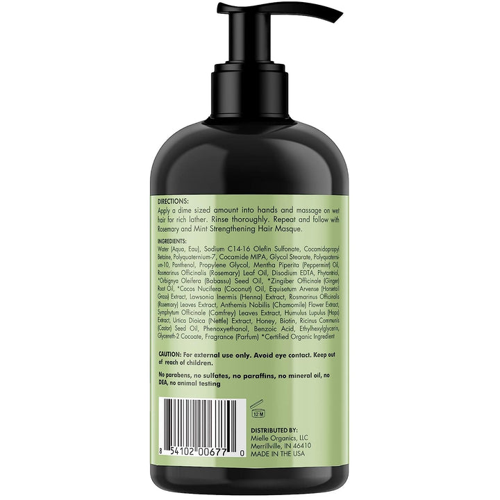 Mielle Organics Rosemary Mint Strengthening Shampoo Infused with Biotin 355ml