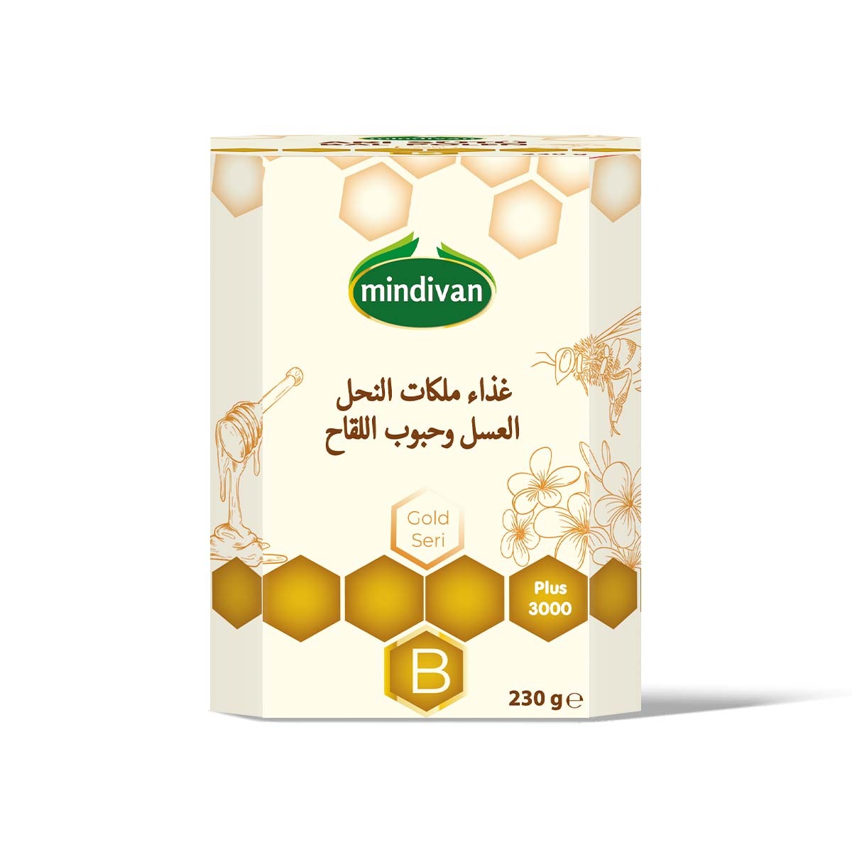 Mindivan Honey Pollen with Royal Jelly 230g