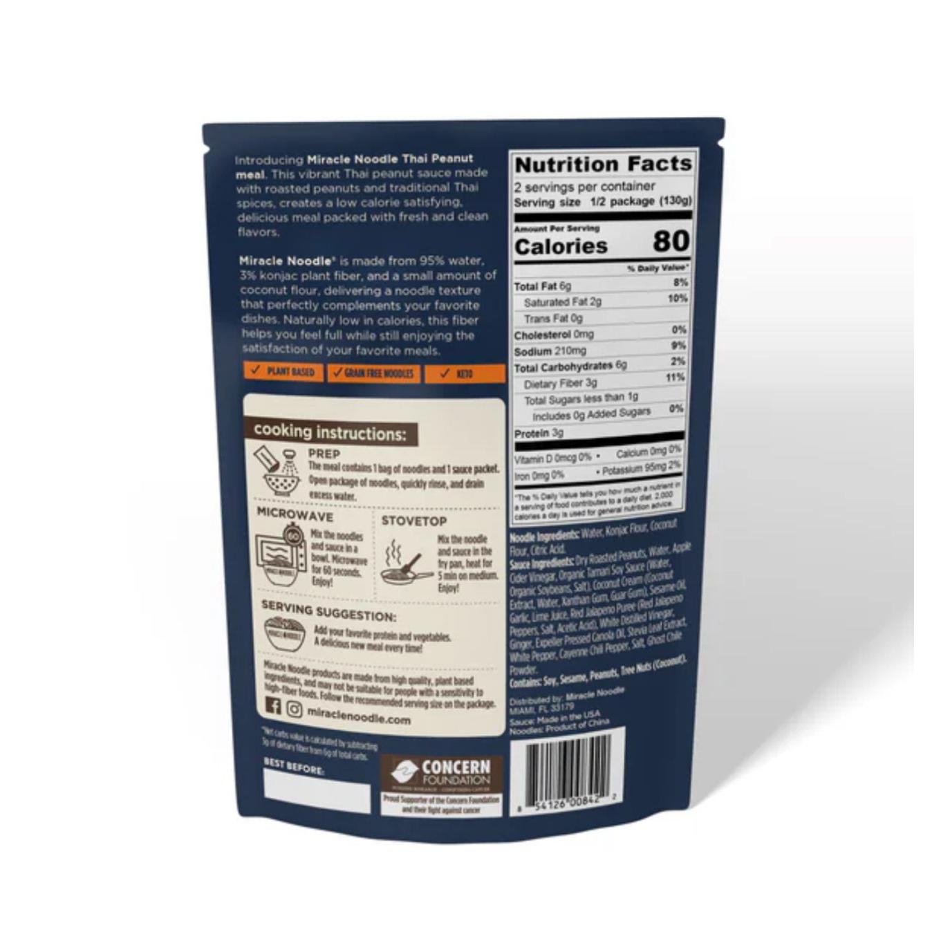 Miracle Noodle KIT Meal Thai Peanut 260G