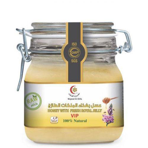 Mujeza Raw White Honey with Royal Jelly VIP 500g