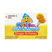 Multiball Cold Lollipops Ginger & Honey 12pcs