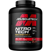 MuscleTech Nitro-Tech 100% Whey Gold | Isolate, Concentrate & Peptides | Ultra-Pure Whey Formula for Lean Muscle Double Rich Chocolate 2.27 KG
