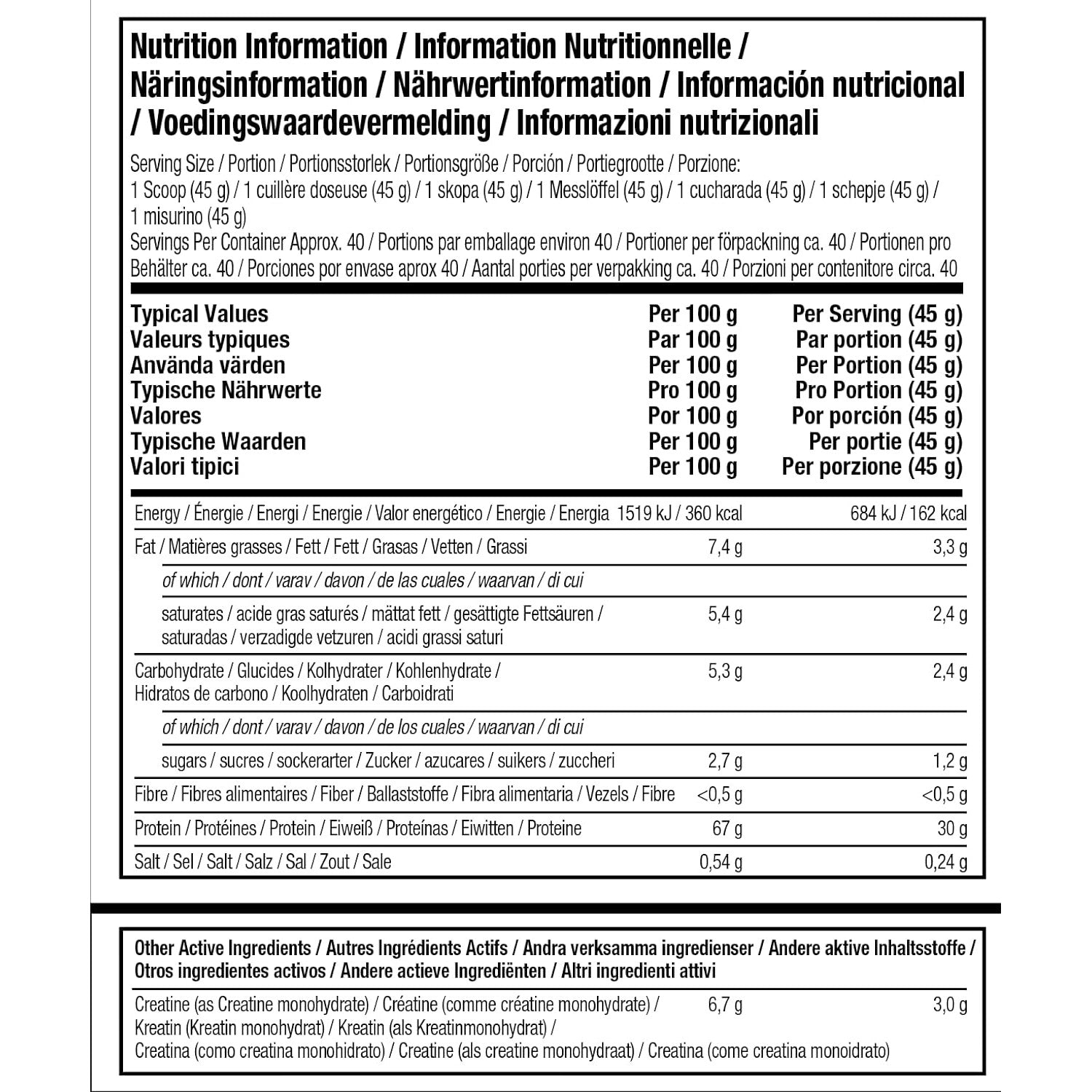 MuscleTech Whey Protein Powder Nitro-Tech | Isolate, Concentrate & Peptides | Protein + Creatine for Muscle Gain Vanilla Cream 1.82 KG