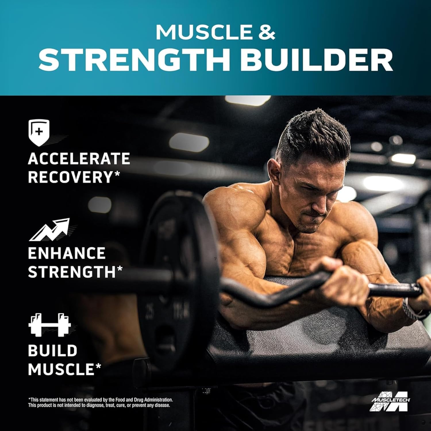 Muscletech Clear Muscle Hmb Free Acid 1,000 Mg Betator Boost Strength 42 Softgels