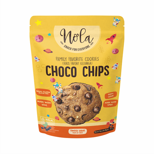 NOLA Choco Chips Gluten-free Cookies 75g