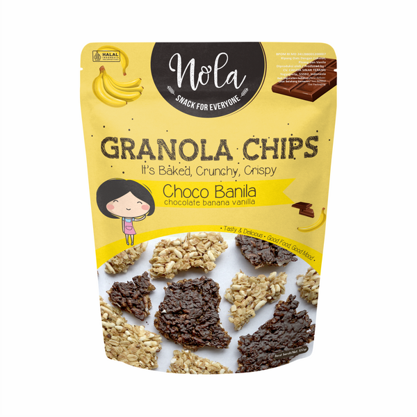 NOLA Granola Chips Choco Banila chocolate banana vanilla 100g