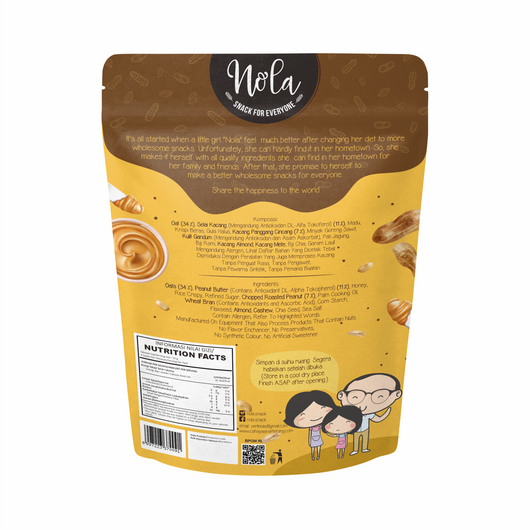 NOLA Granola Chips Peanut Butter 100g