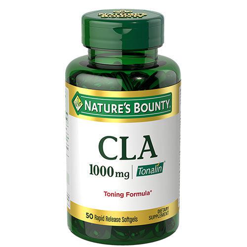 Nature's Bounty CLA 1000 MG Tonalin 50 Softgels