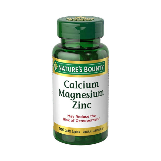 Nature's Bounty Calcium Magnesium Zinc 100 Coated Caplets