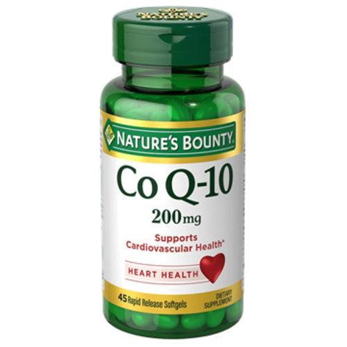 Nature's Bounty CoQ-10 200mg 45 Rapid Release Softgels