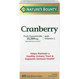 Nature's Bounty Cranberry with Vitamin C 25,200 Mg 60 Rapid Release Softgels