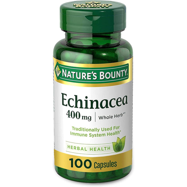 Nature’s Bounty Echinacea 400 mg, 100 Capsules