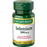 Nature's Bounty Selenium 200 mcg – 100 Vegetarian Tablets