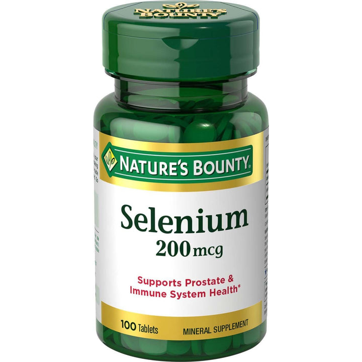 Nature's Bounty Selenium 200 mcg, 100 Vegetarian Tablets