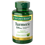 Nature's Bounty Turmeric 538 mg , 45 Capsules