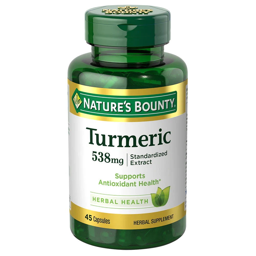 Nature's Bounty Turmeric 538 mg , 45 Capsules