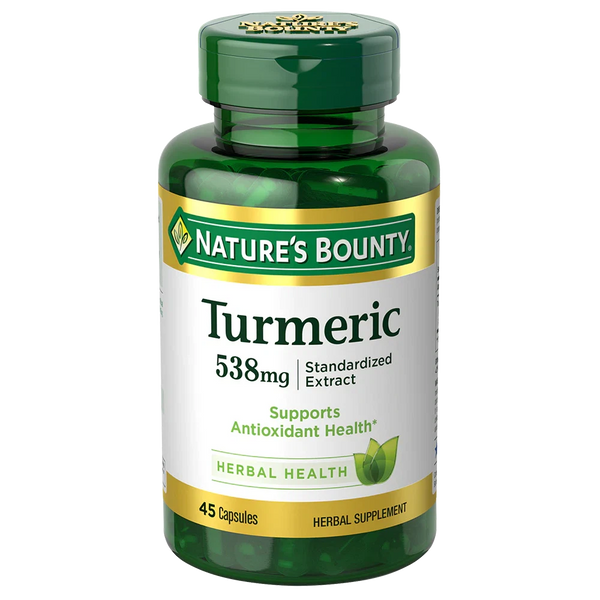 Nature's Bounty Turmeric 538 mg , 45 Capsules