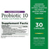 Nature's Bounty Ultra Strength Probiotic 10 with 20 Billion Digestive & Immune Function 30 Capsules