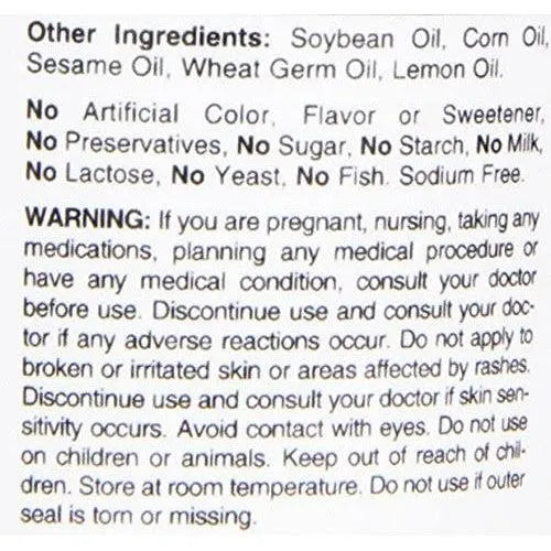 Nature's Bounty Vitamin E Enriched Oil Blend Topical or Oral 75ml