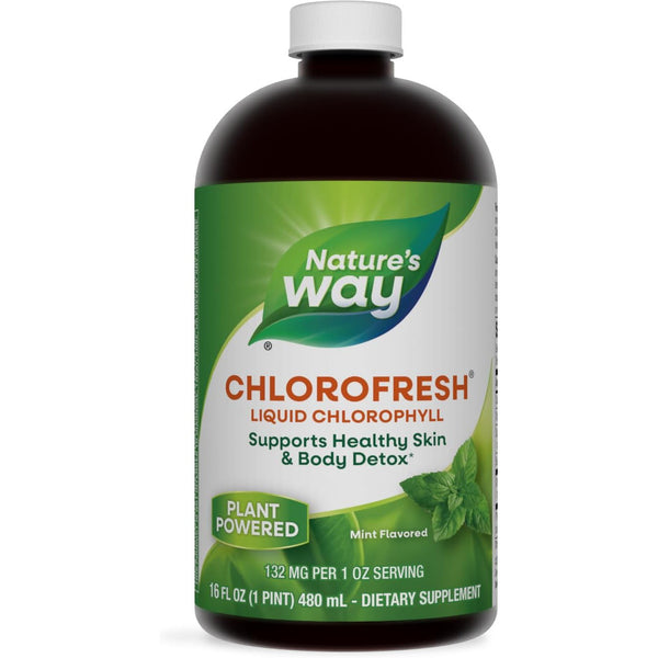 Nature's Way Chlorofresh Liquid Chlorophyll Mint flavor 480 ml