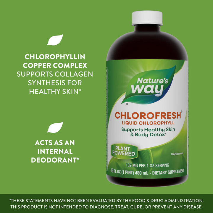 Nature's Way Chlorofresh Liquid Chlorophyll No flavor 480 ml