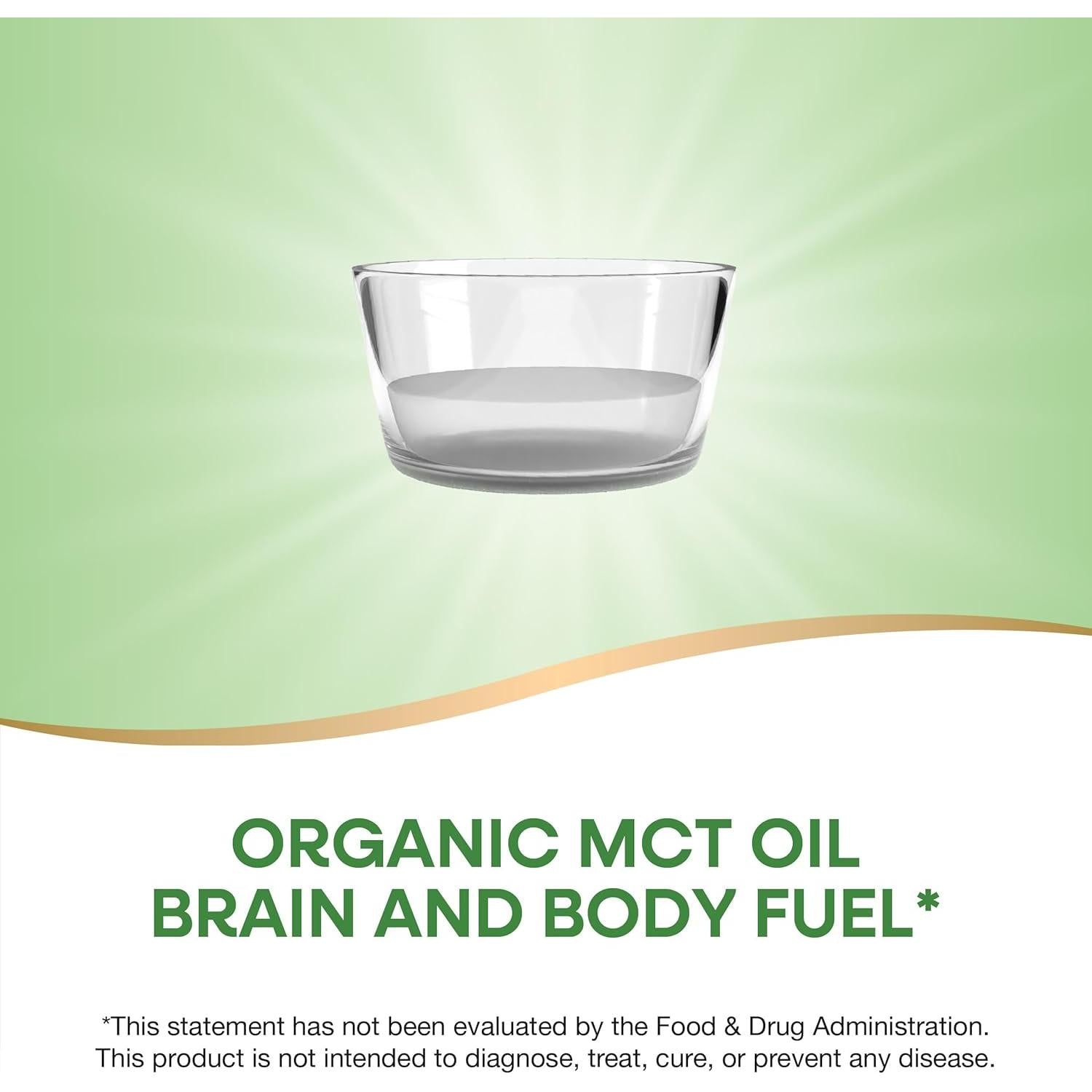 Nature's Way Organic MCT Oil from Coconut - Keto and Paleo Certified 887ml