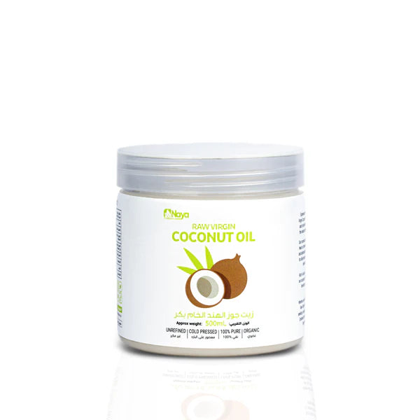 Naya Organic Cold-Pressed Unrefined Raw Virgin Coconut Oil 450g