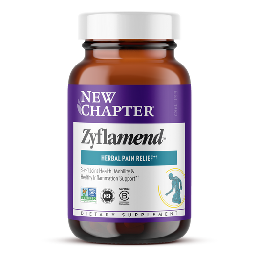 New Chapter Zyflamend Joint Support 10-in-1 Superfood Blend with Ginger & Turmeric for Healthy Inflammation Response & Herbal Pain Relief 120 Vegetarian Capsules