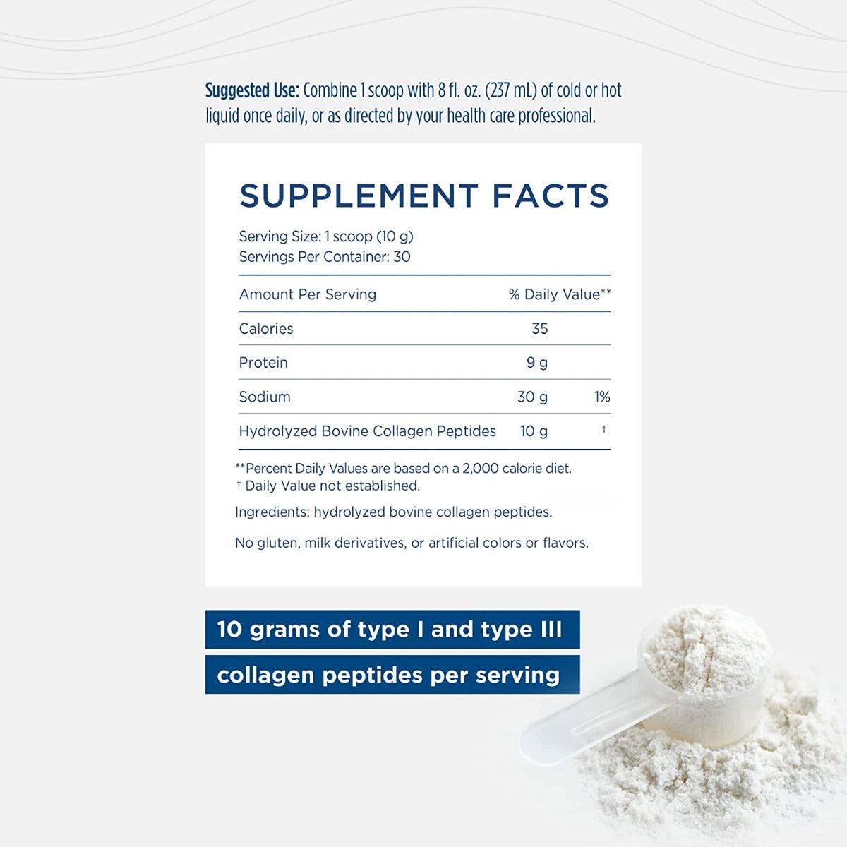 Nordic Beauty Collagen Peptides type I and type III Bovine For Healthy