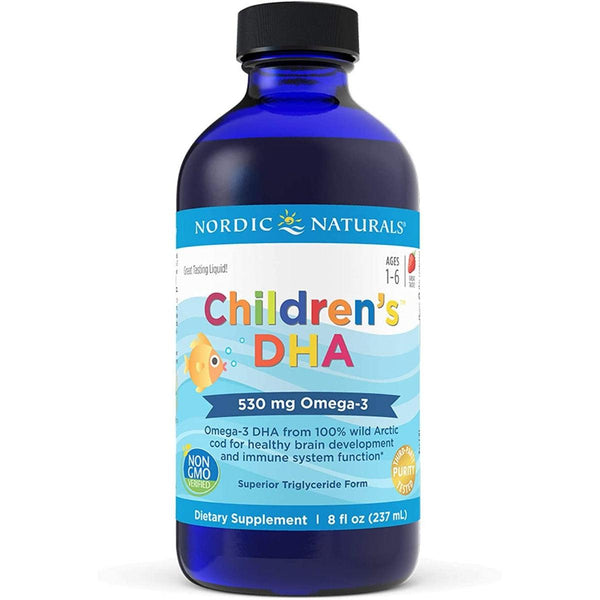 Nordic Naturals Children’s DHA For Kids 1-6 Years Berry Punch 530mg Omega 3 Non-GMO 237 Serving 237ml
