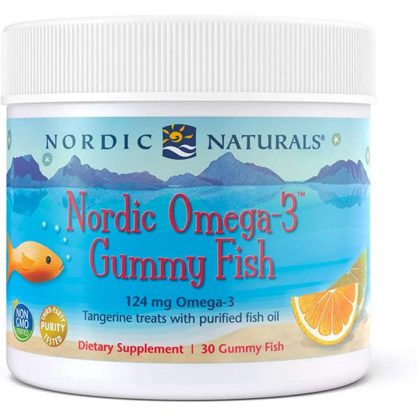 Nordic Naturals Kids Omega-3 Gummy Fish for ages 2+ 60 Gummies