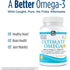 Nordic Naturals Ultimate Omega Xtra Lemon Flavor 1480 mg Omega-3 + 1000 IU Vitamin D3 60 Soft Gels