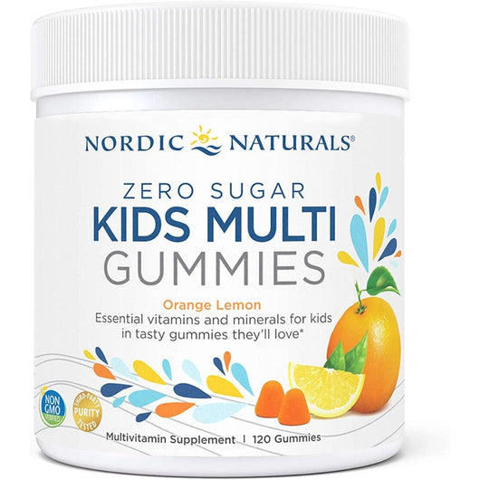 Nordic Naturals Zero Sugar Kids Multi Gummies Multivitamin 120 Gummies