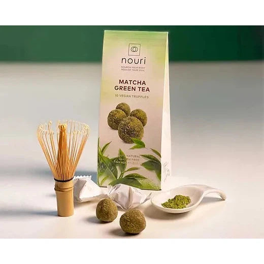 Nouri Matcha Green Tea 10 Vegan Balls Gluten Free No Added Sugar