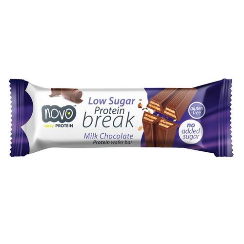 Novo Easy Protein Low Sugar Protein Break Milk Chocolate Gluten Free 21.5g