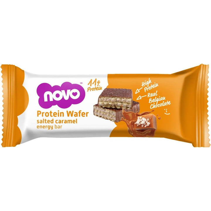 Novo Protein Wafer Salted Caramel With No Added Sugar 40g