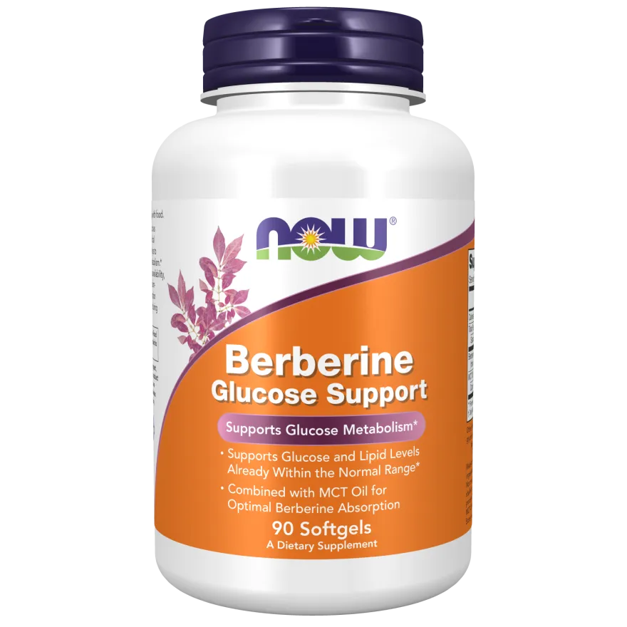 Now Berberine Glucose Support 90 Softgels