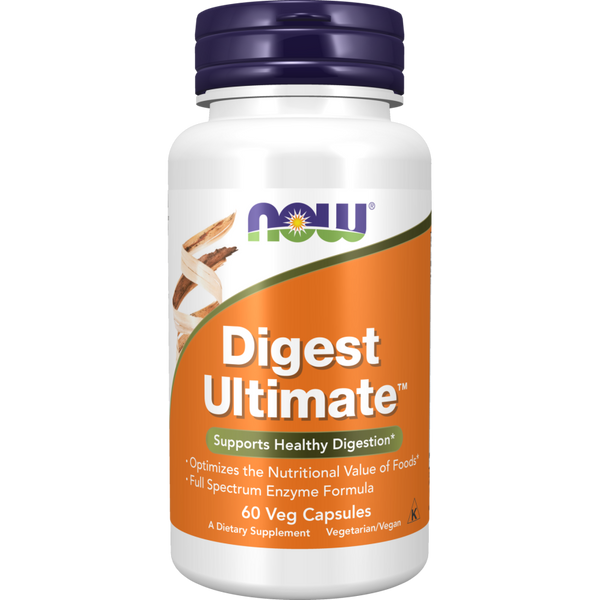 Now Digest Ultimate Full Spectrum Digestive Enzyme Formula 60 Veg Capsules