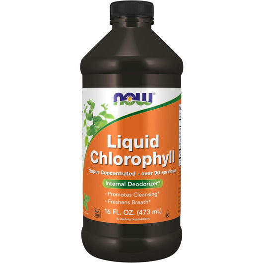 Now Liquid Chlorophyll Super Concentrated Mint Flavor 473ml