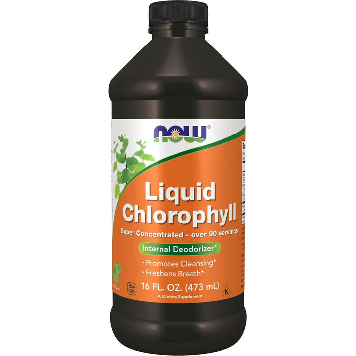 Now Liquid Chlorophyll Super Concentrated Mint Flavor 473ml