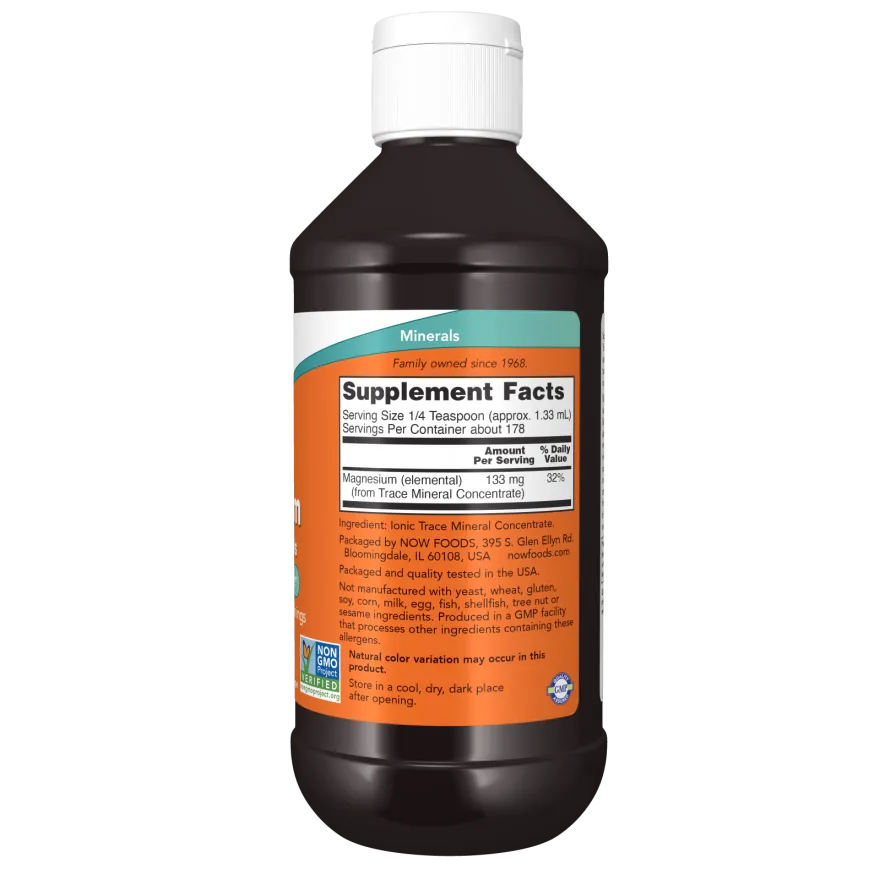 Now Liquid Magnesium With Trace Minerals 237ml