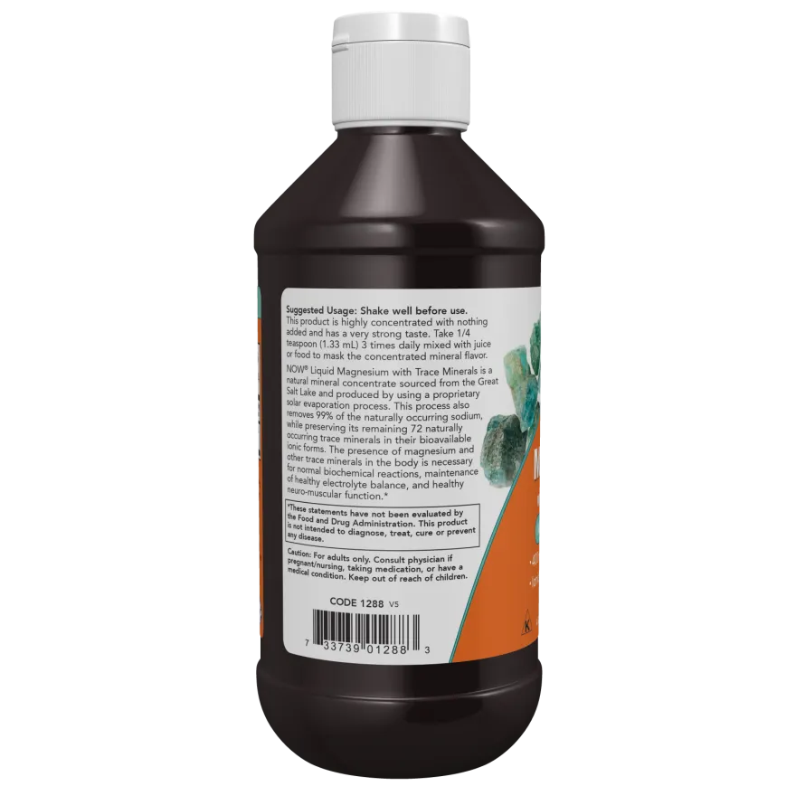 Now Liquid Magnesium With Trace Minerals 237ml