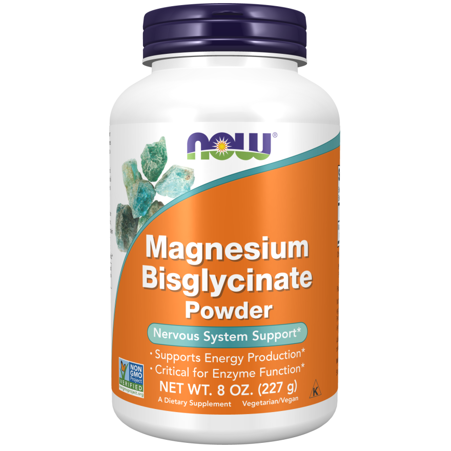Now Magnesium Bisglycinate Powder 227g – Healthland Co.