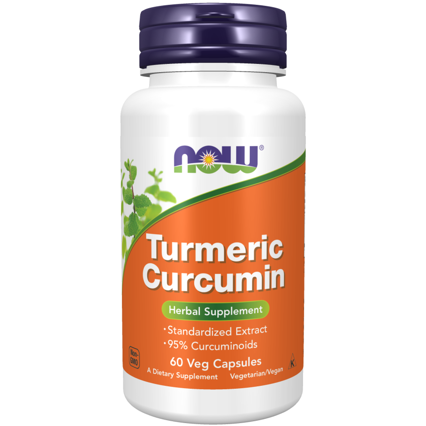 Now Turmeric Curcumin 665mg 60 Vegan Capsules