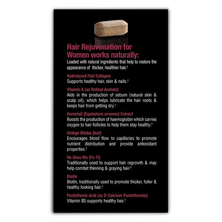 NuHAIR hair rejuvenation for women 60 tablets