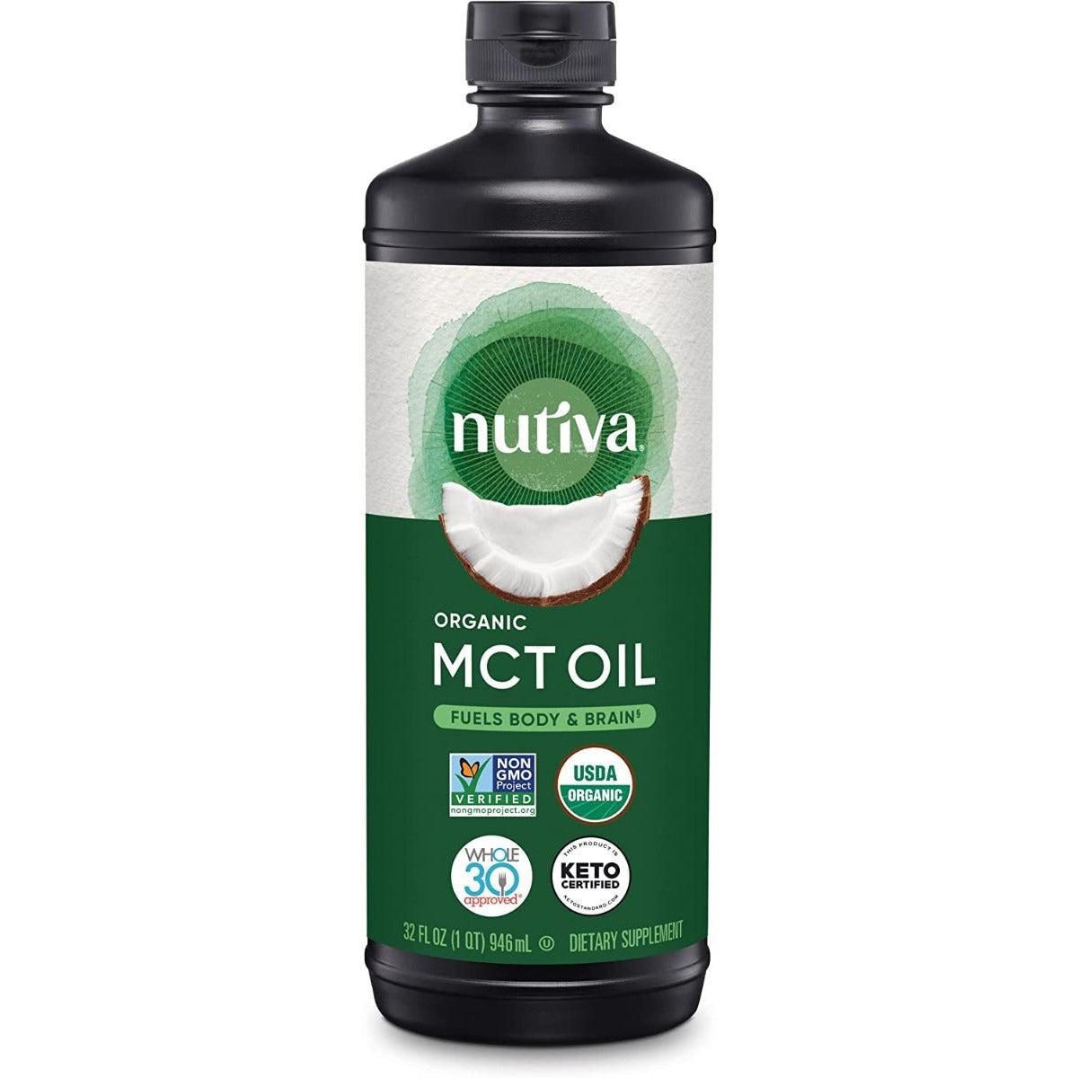 Nutiva Organic MCT Oil Keto Friendly 473ml
