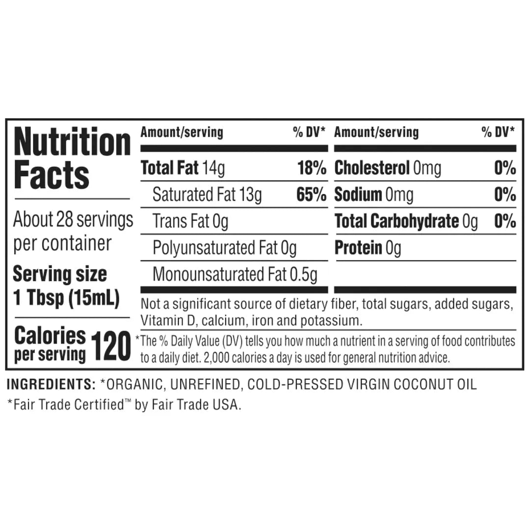 Nutiva Organic Virgin Coconut Oil 444ml